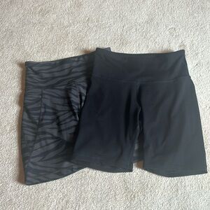 EUC Old Navy biker shorts (2 pair)